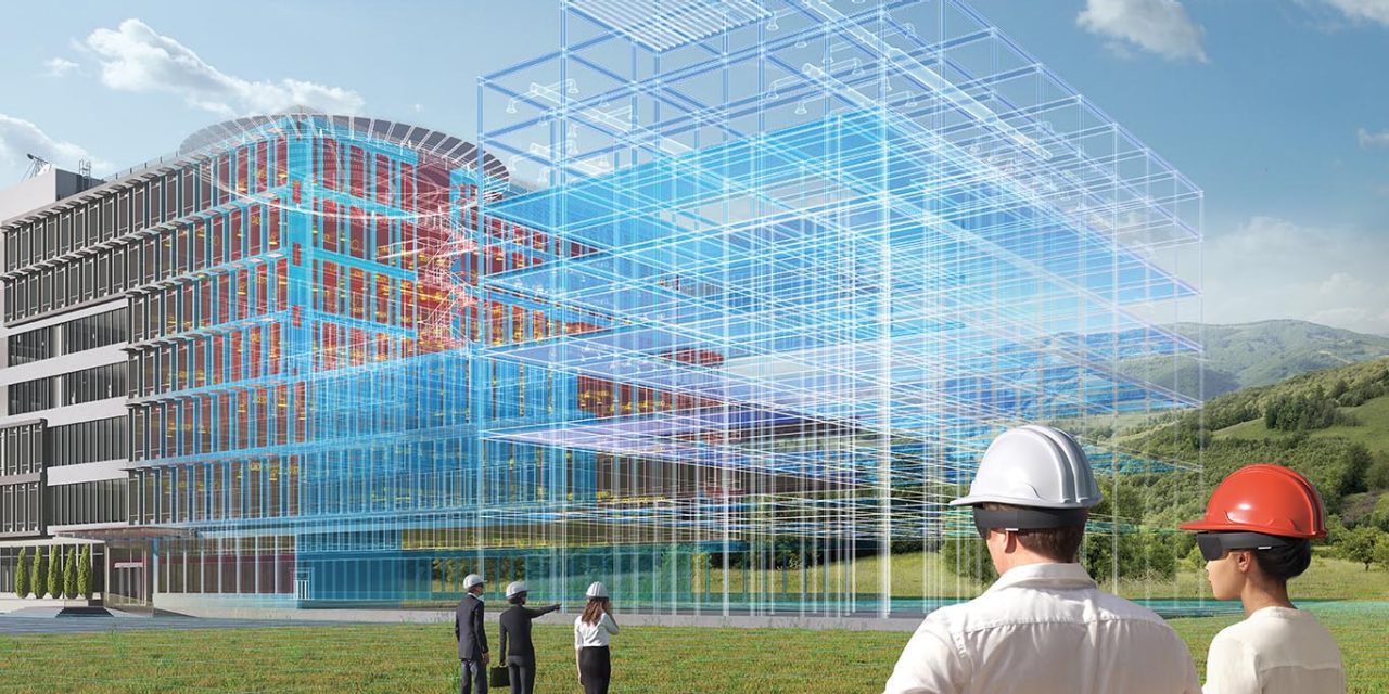 Mann vor einem Bildschirm beim Planen mit der Software PROFIS Installation