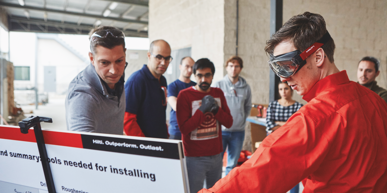 Hilti Rebar Trainings für nachträgliche Bewehrungsanschlüsse: Rebar BASIC
