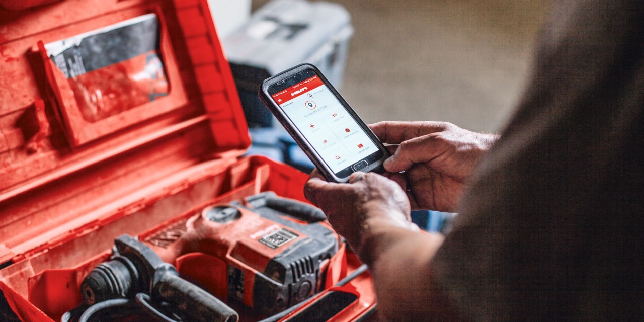 Betriebsmittelverwaltung von Hilti