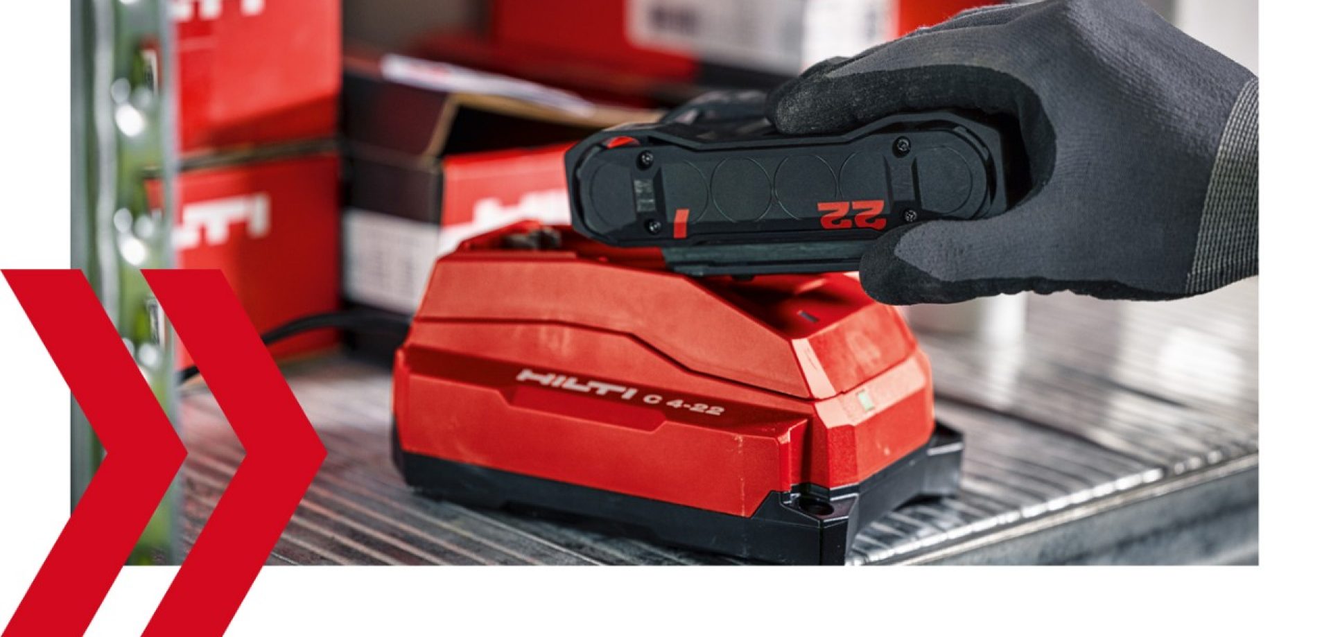 Datenübertragung Nuron Akku mit Ladegerät C 4-22