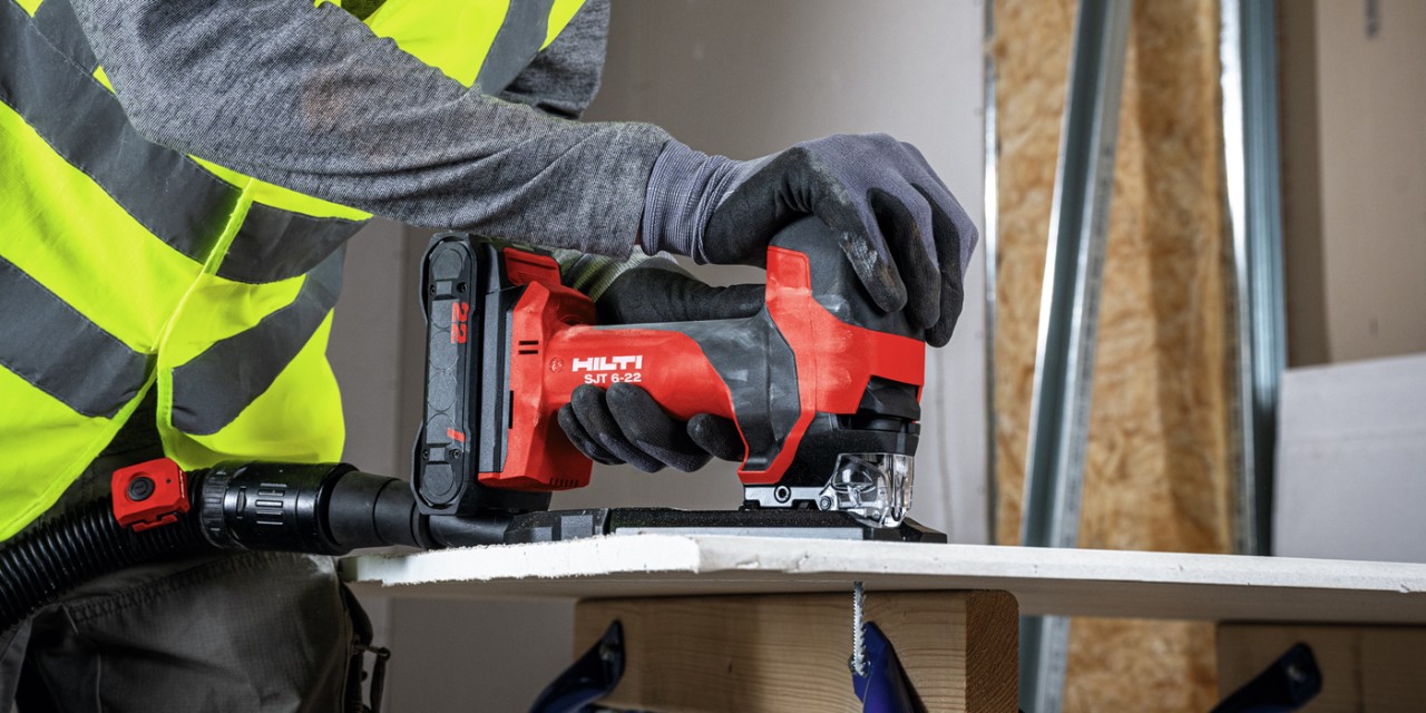 Trockenbauplatte Zuschnitt mit der SJT 6-22