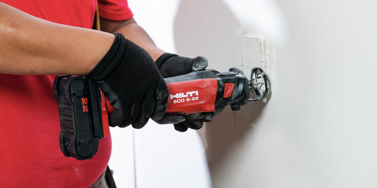 Auschnitt sägen mit der SCO 6-22