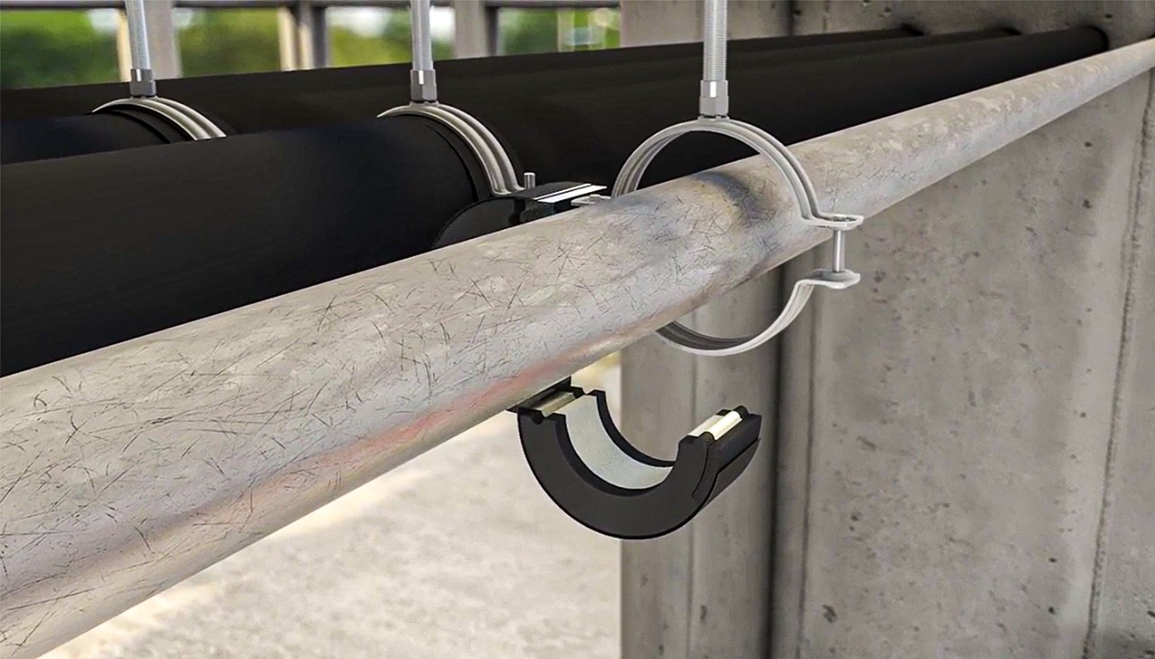 Schematische Darstellung Rohrschelle MRP-C