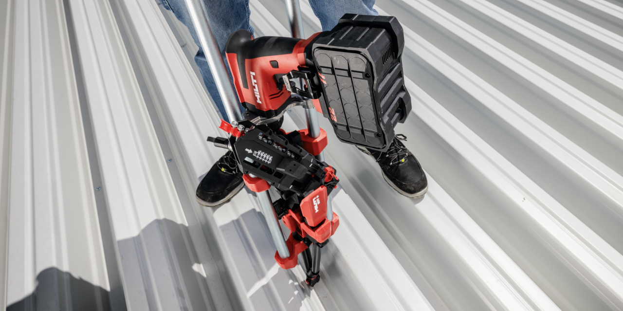 SDT 9 Anwendung auf Trapezblechdach