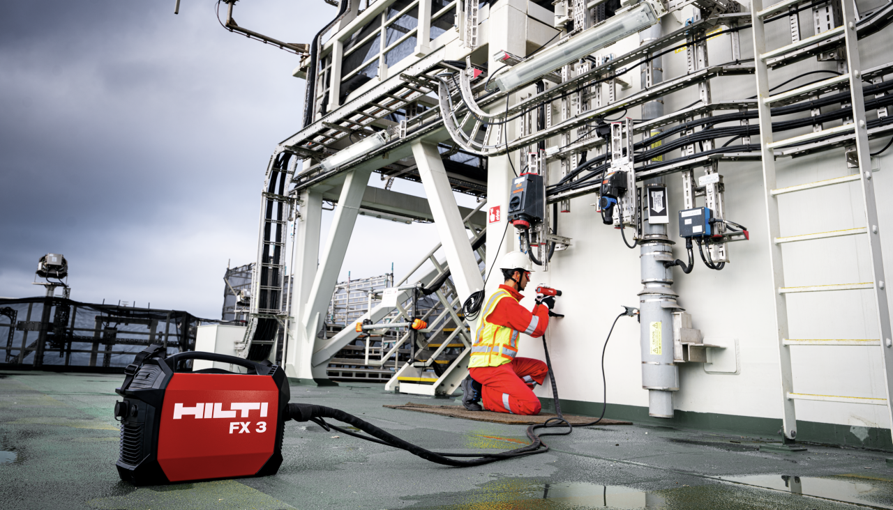 Befestigung auf Stahl in korrosiven Umgebungen