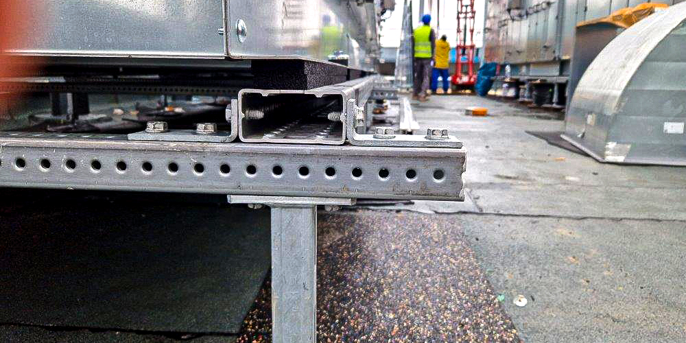 MT-Modulträger mit Zink-Magnesium-Beschichtung