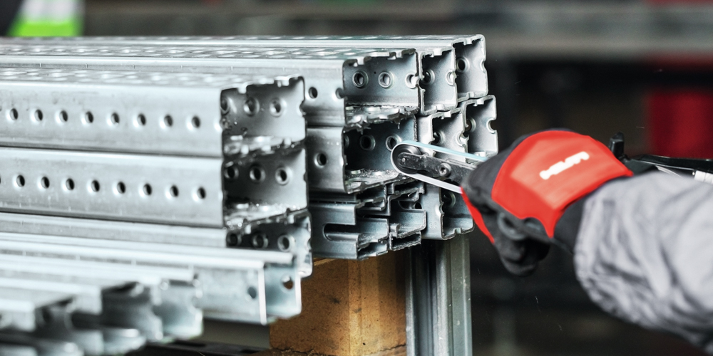 MT-Modulträgerzuschnitt direkt auf der Baustelle