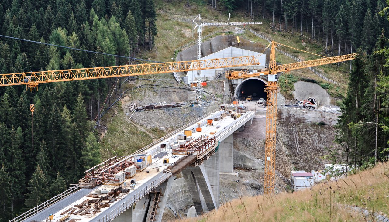 Bild einer gebauten Brücke