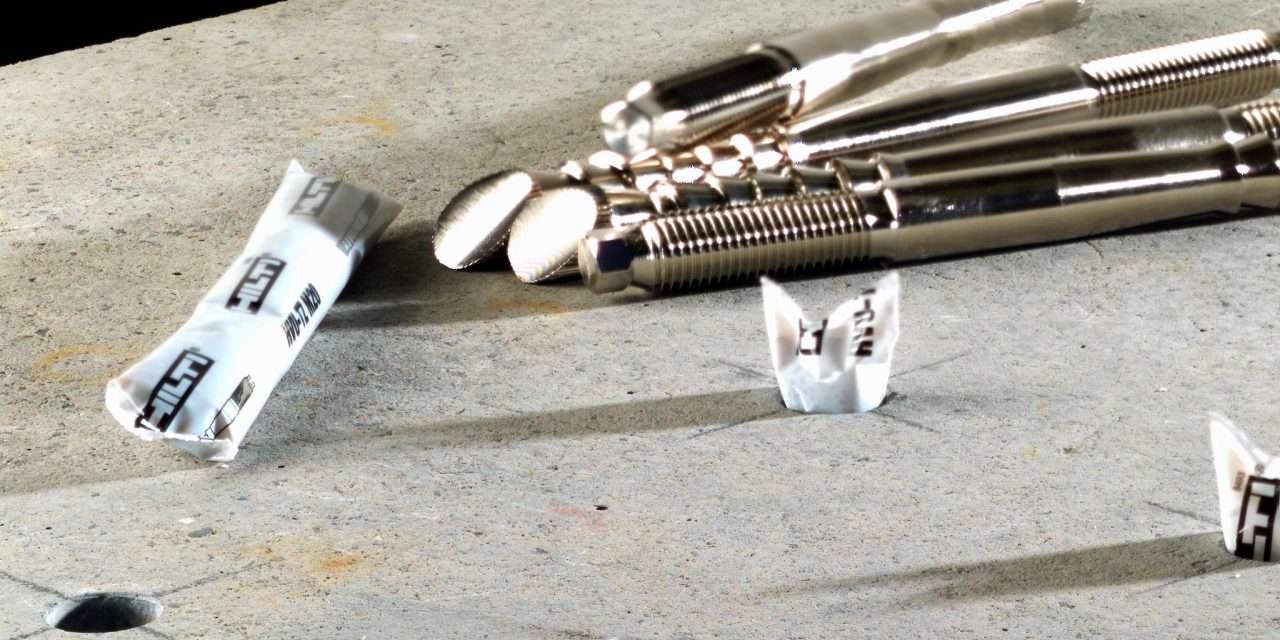 DD EC-1 diamond coring system Anchor holes  adapted