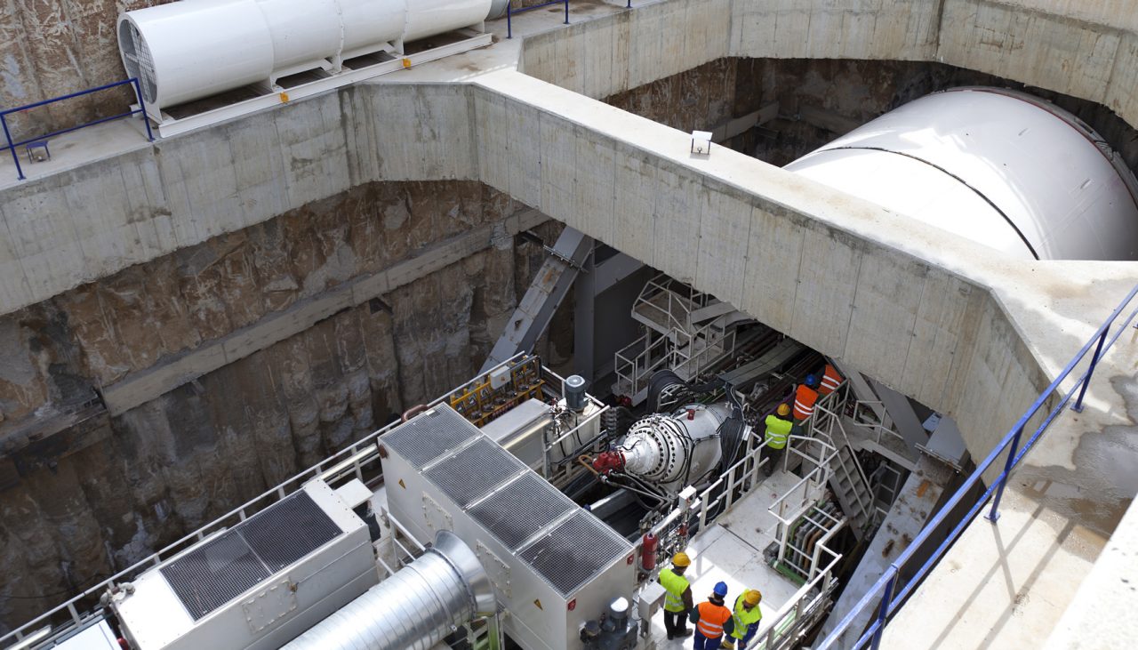 Hilti Befestigungen im Schacht