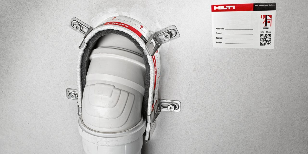 Brandschutz-Rohrdurchführung