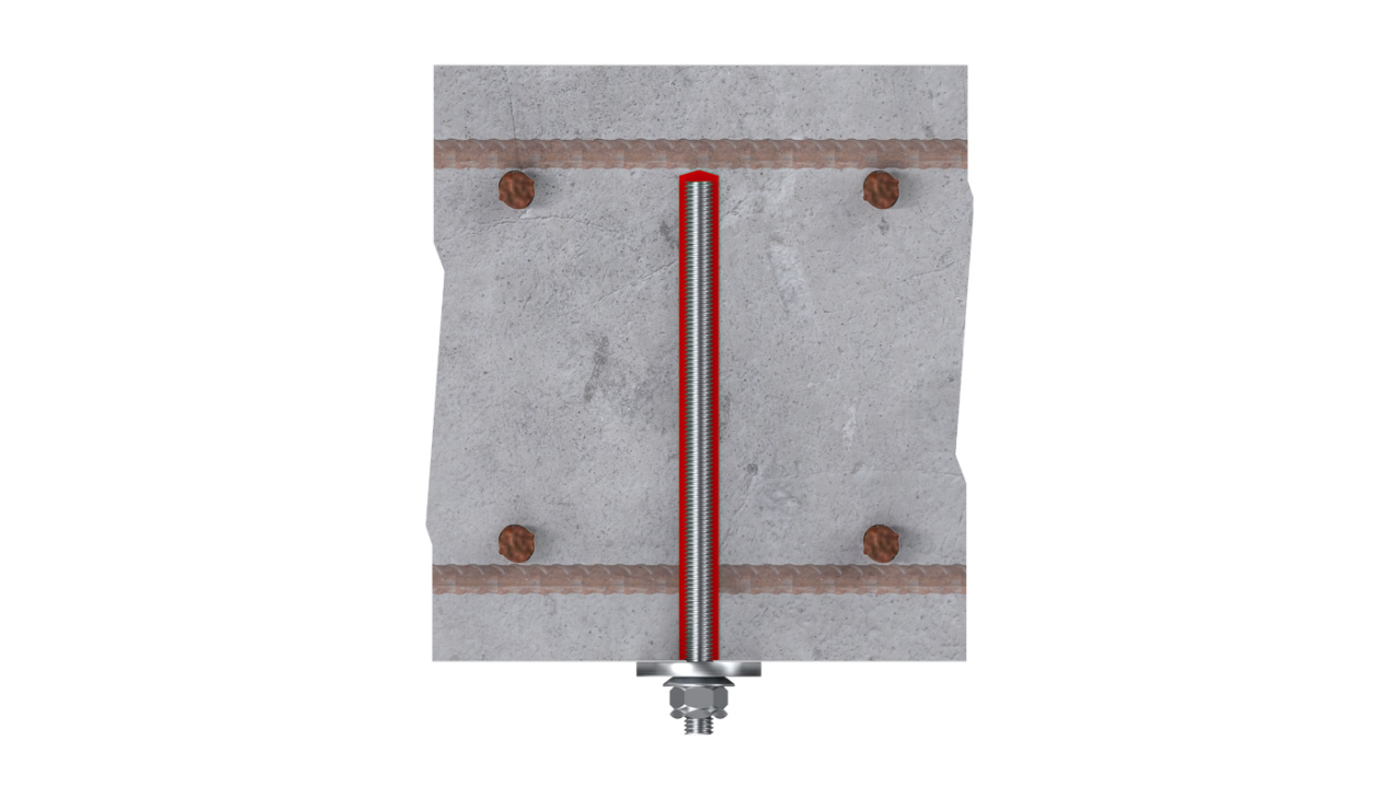 2D Ansicht Querkraftverstärkung