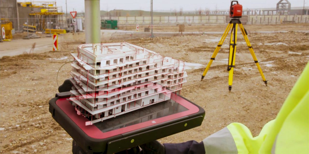 Field-to-BIM digitales Modell auf der Baustelle