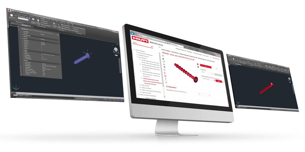 Screens BIM/CAD Objekte