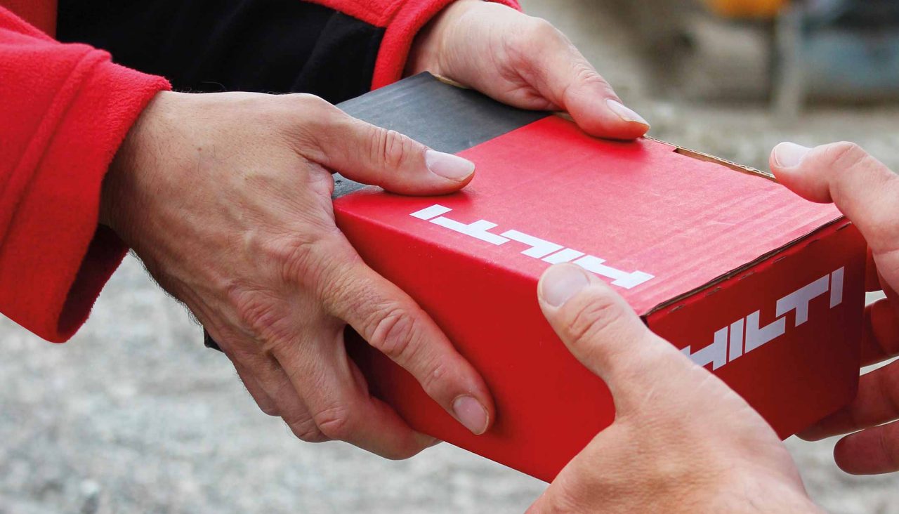 Hilti Versandoptionen für Ihre Bestellung